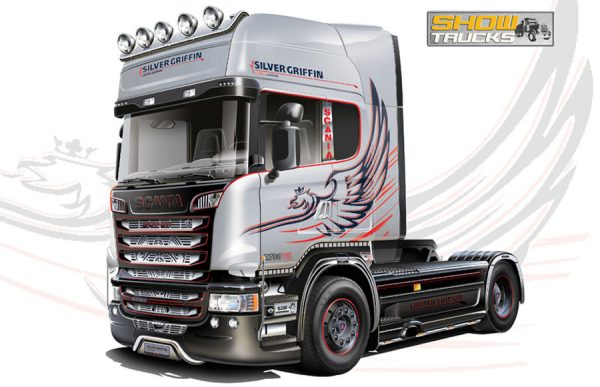 Modellino camion modellismo kit di montaggio truck Italeri SCANIA R730 scala 1:24