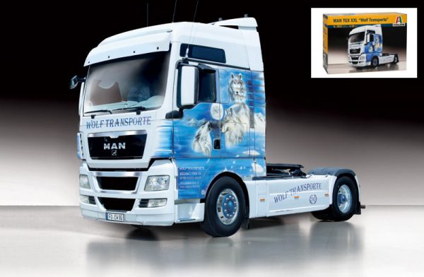 Modellino  camion modellismo kit di montaggio truck Italeri  MAN TGX XXL  lorry