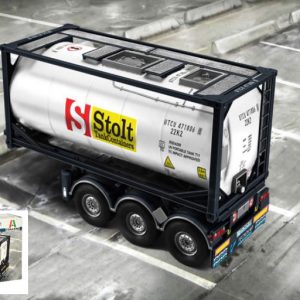 Modellino  camion modellismo kit di montaggio truck Italeri  TECNOKAR 20  TANK TRAILER KIT 1:24 lorry