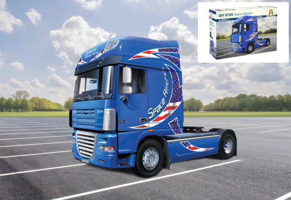 Modellino  camion modellismo kit di montaggio truck Italeri  DAF XF-105  lorry