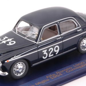 Modellino Auto Competizione scala 1:43 M4 diecast ALFA ROMEO 1900 TI N.329 MM 54
