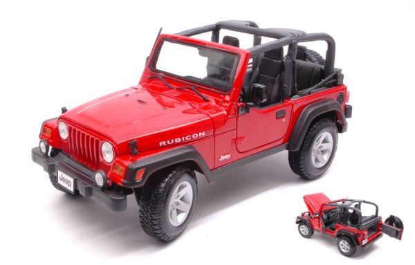 Modellino Auto scala 1:18 diecast Maisto JEEP WRANGLER RUBICON modellismo