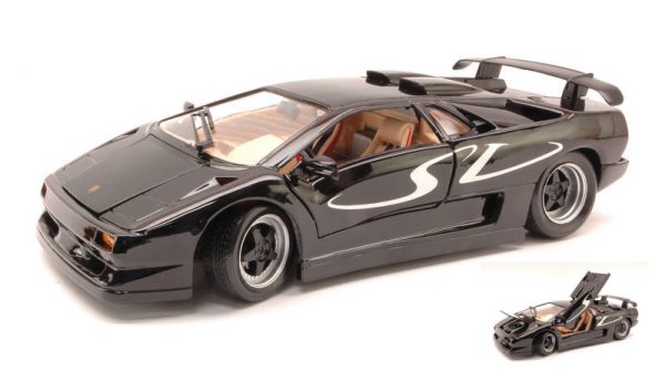 Modellino auto scala 1:18 LAMBORGHINI DIABLO modellismo diecast collezione nero