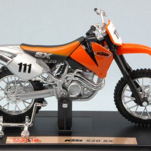 Modellino moto KTM 520SX modellismo motor bike scala 1:18