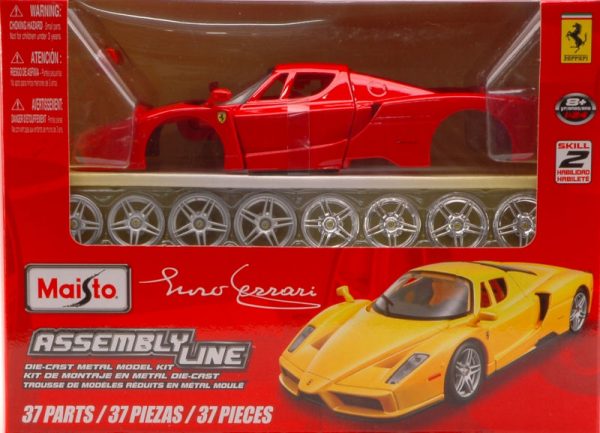 Modellino modellismo Kit Auto di montaggio Maisto FERRARI ENZO scala 1:24 gioco