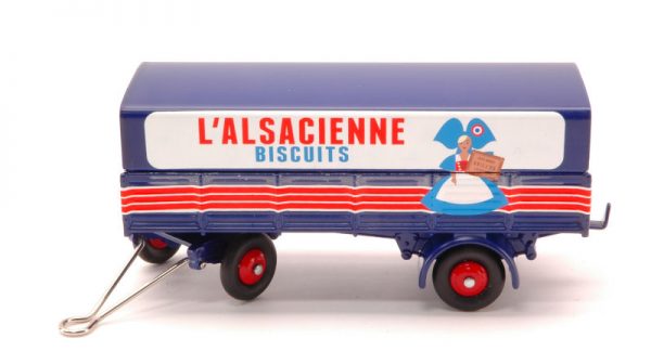 Modellino Camion diecast Norev REMORQUE BACHEE ALSACIENNE scala 1:43 modellismo