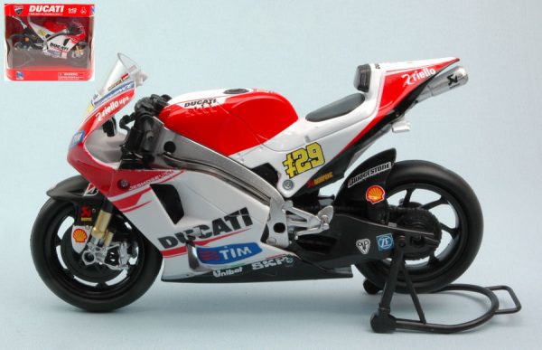 Modellino DUCATI DESMOSEDICI IANNONE MOTO GP 1:12 modellismo motor bike