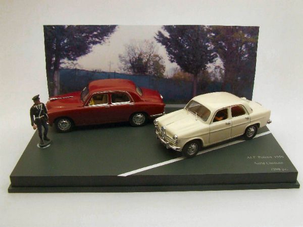 Modellino auto scala 1:43 Rio  ALFA ROMEO 1900 POLIZIA E A.ROMEO GIULIETTA modellismo diecast collezione