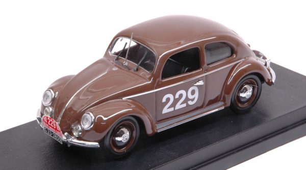 Modellino auto rally scala 1:43 Rio  VW COCCINELLE N.229 52th MONTE CARLO  NATHAN-SCHELLHAAS diecast modellismo