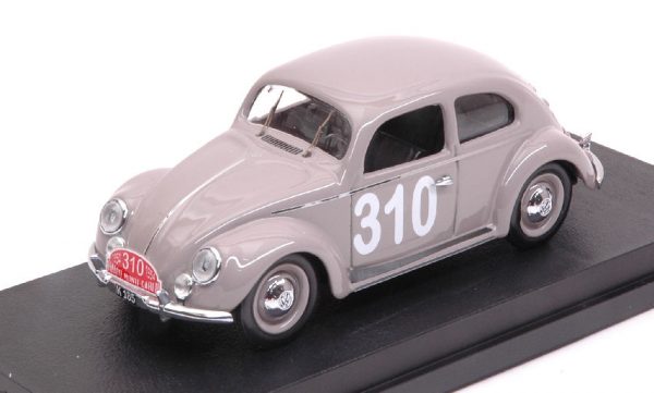 Modellino auto rally scala 1:43 Rio  VW MAGGIOLINO N.310 248th MONTE CARLO  P.MOURIER-B.RAMSING diecast modellismo
