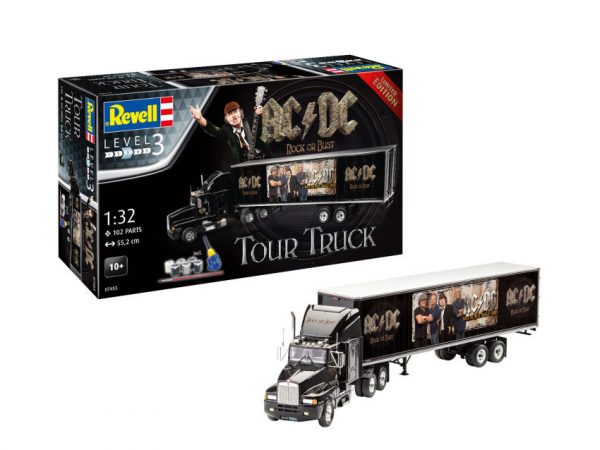 Modellino camion modellismo model kit di montaggio Revell TRUCK TRAILER 1:32