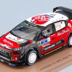 Modellino auto rally scala 1:43 Spark Model  CITROEN C3 WRC N.11 5th RALLY GUANAJUATO MEXICO  S.LOEB-D.ELENA diecast modellismo