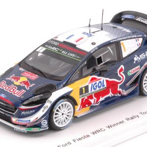 Modellino auto rally scala 1:43 Spark Model  FORD FIESTA WRC N.1 WINNER TOUR DE CORSE  S.OGIER-J.INGRASSIA diecast modellismo