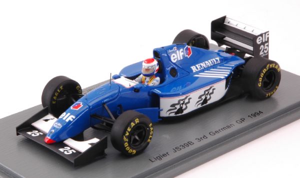 Modellino auto formula 1 F1 Spark scala 1/43 LIGIER JS39B GERMAN GP modellismo