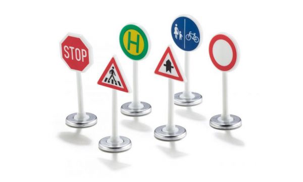 Modellino auto ACCESSORI PER diorami Siku SEGNALI STRADALI modellismo statico