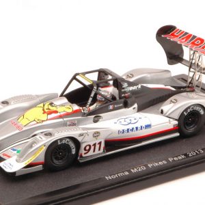 Modellino auto rally scala 1:43 Spark Model  NORMA M20 N.911 RETI PIKES PEAK  R.DUMAS WITH PILOTE modellismo diecast