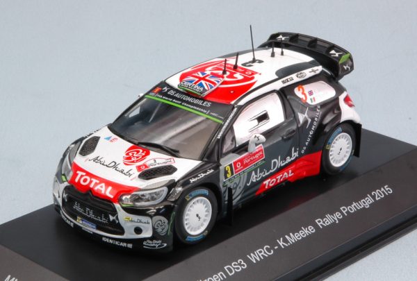 Modellino Auto Rally scala 1:43 Trofeu diecast CITROEN DS3 R5 RALLYE PORTUGAL