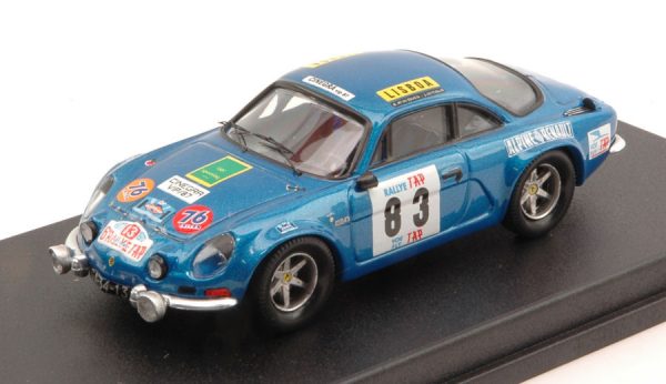 Modellino auto rally scala 1:43 Trofeu  ALPINE A110 N.83 FATAL ACCIDENT PORTUGAL  C.MARQUES-J.ARNAUD(+) diecast modellismo