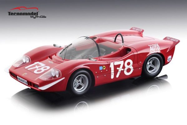 Modellino Auto scala 1:18 Tecnomodel ABARTH 2000 S TARGA FLORIO modellismo