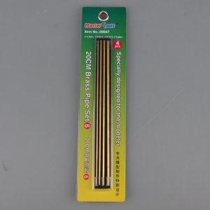 Modellino colori modellismo  Trumpeter  CANNE IN OTTONE 20 cm Pz.4 mm 1,5-2,0-2,5-3,0 1 Pz.x TIPO diecast