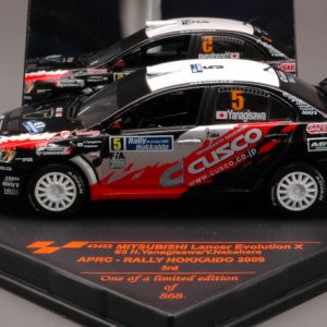Modellino Auto Rally scala 1:43 Vitesse diecast MITS.LANCER EVO X N.5 OKKAI. 09