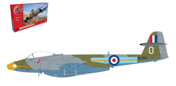 Modellino modellismo kit di montaggio aerei Airfix GLOSTER METEORFR.9 KIT 1:48 model