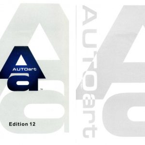 Modellino auto rivista book booklet AutoArt CATALOGO modellismo statico collezione