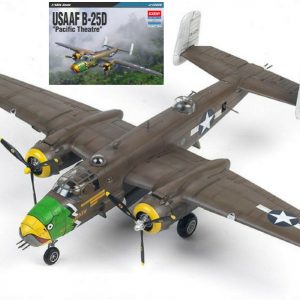 Modellino modellismo kit di montaggio aerei Academy  USAAF B-25D PACIFIC THEATRE KIT 1:48 model