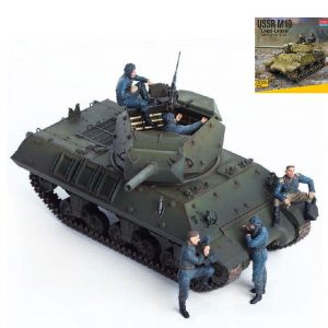 Modellino kit di montaggio mezzi militari carri armati tank Academy  USSR M10 LEND LEASE KIT 1:35 modellismo