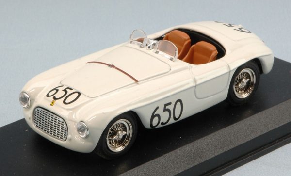 Modellino auto scala 1:43 Art Model  FERRARI 166 MM SPYDER N.650 ACCIDENT MM  MARZOTTO-CRISTALDI modellismo diecast collezione