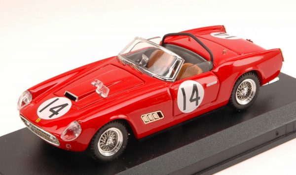 Modellino auto scala 1:43 Art Model  FERRARI 250 CALIFORNIA N.14 10th 12H SEBRING  R.PUBLICKER modellismo diecast collezione