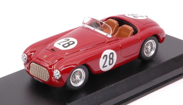 Modellino auto scala 1:43 Art Model  FERRARI 166 MM N.28 6th (1st CLASS) PORTUGAL GRAND PRIX  C.BIONDETTI modellismo diecast collezione