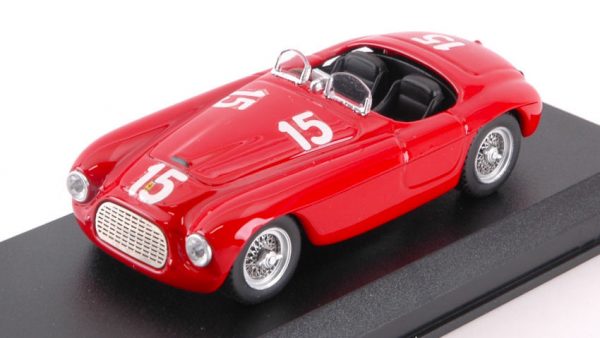 Modellino auto scala 1:43 Art Model  FERRARI 166 MM N.15 WINNER LUXEMBURG GP FINDEL  LUIGI VILLORESI modellismo diecast collezione