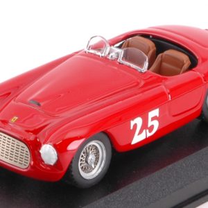 Modellino auto scala 1:43 Art Model  FERRARI 166 TOURING BARCHETTA N.25 WINNER PALM SPRINGS  M.LEWIS modellismo diecast collezione