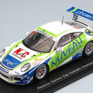 Modellino auto scala 1:43 Spark Model  PORSCHE CARRERA CUP AUSTRALIA CHAMPION  MATT CAMPBELL modellismo statico diecast