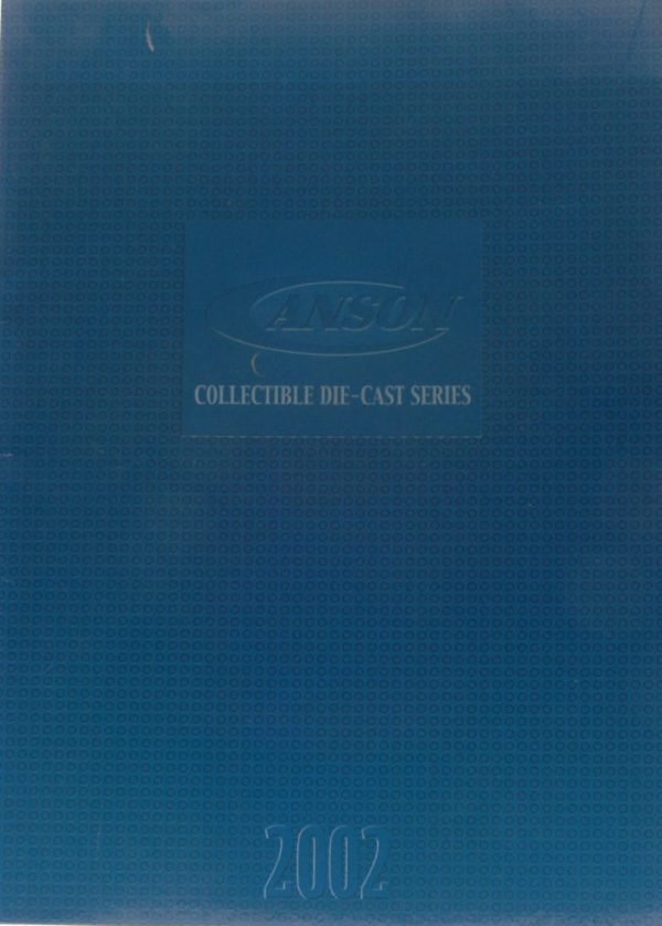 Modellino auto rivista book booklet Anson  CATALOGO ANSON modellismo statico collezione