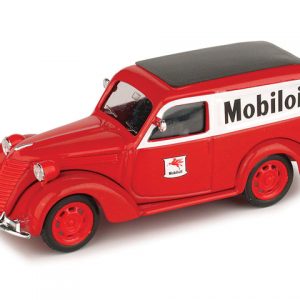 Modellino auto scala 1:43 pubblicitari diecast Brumm FIAT 1100 FURGONE MOBILOIL