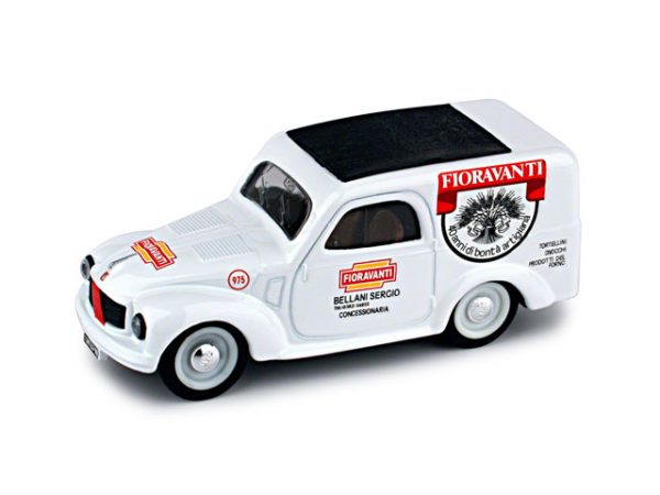 Modellino auto scala 1:43 veicoli pubblicitari commerciali Brumm FIAT 500 C diecast