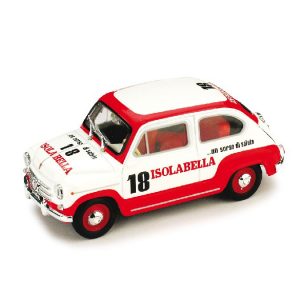 Modellino auto scala 1:43 veicoli pubblicitari commerciali Brumm FIAT 600 D diecast