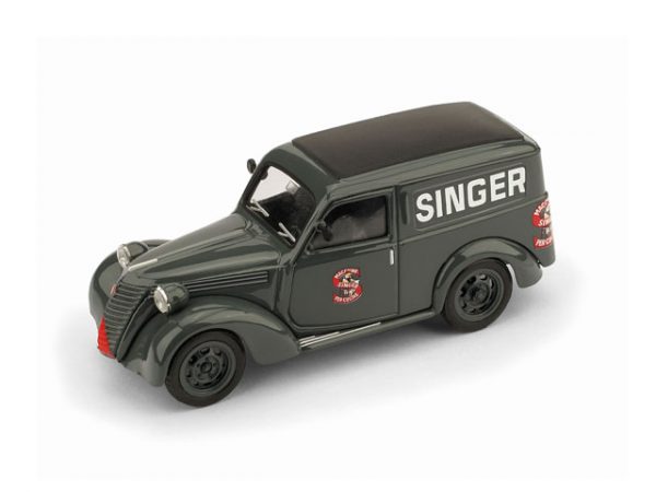 Modellino auto scala 1:43 pubblicitari Brumm  FIAT 1100 FURGONE SINGER diecast