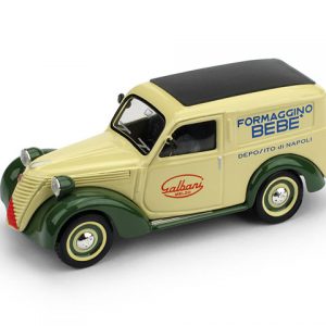 Modellino auto scala 1:43 pubblicitari commerciali Brumm FIAT 1100 FURGONE