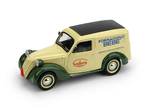 Modellino auto scala 1:43 pubblicitari commerciali Brumm FIAT 1100 FURGONE