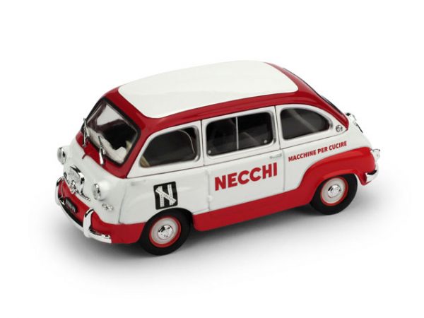 Modellino auto scala 1:43 pubblicitari epoca Brumm FIAT 600 MULTIPLA collezione