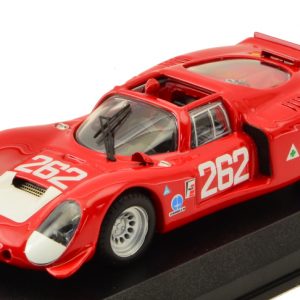 Modellino auto scala 1:43 Best Model  ALFA ROMEO 33.2 N.264 21th TARGA FLORIO  VACCARELLA-DE ADAMICH modellismo diecast collezione