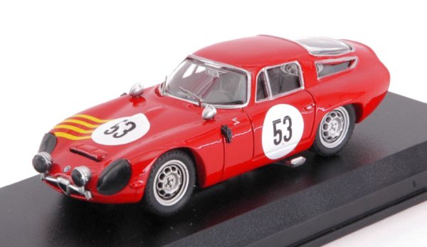 Modellino auto scala 1:43 Best Model  ALFA ROMEO TZ 1 N.53 13th (WINNER CL.) SEBRING  STODDARD-CASER modellismo diecast collezione