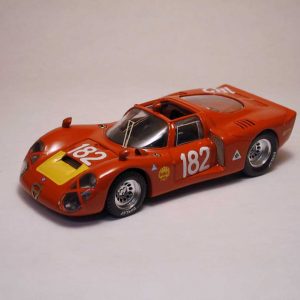 Modellino auto scala 1:43 Best Model  ALFA ROMEO 33.2 N.182 6th T.FLORIO  G.BAGHETTI-G.BISCALDI modellismo diecast collezione