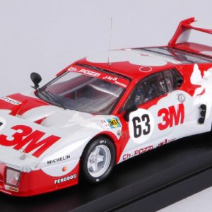 Modellino auto scala 1:43 Best Model  FERRARI 512 BB LM N.63 ACCIDENT LM  LECLERE-GREGG-BALLOT LENA modellismo statico diecast