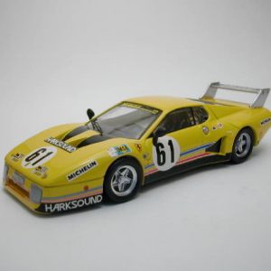 Modellino auto scala 1:43 Best Model  FERRARI 512 BB N.61 12th LM  FAURE-O ROURKE-DE DRYVER-BEURLYS modellismo statico diecast