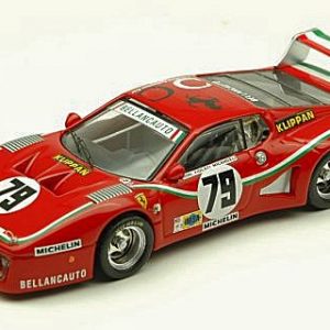 Modellino auto scala 1:43 Best Model  FERRARI 512 BB N.79 ACCIDENT LM  DINI-VIOLATI-MICANGELI modellismo statico diecast