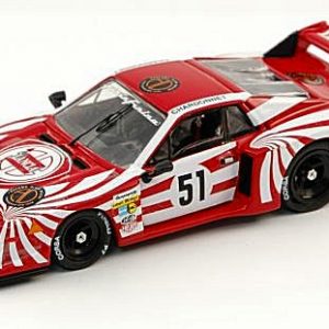 Modellino auto scala 1:43 Best Model  LANCIA BETA MONTECARLO N.51 DNF LM  DARNICHE-FABI-HEYER modellismo statico diecast